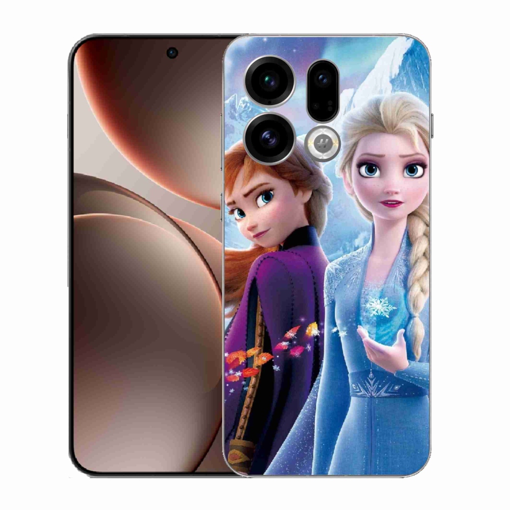 Gelový kryt mmCase na Oppo Find X9 - ledové království 3