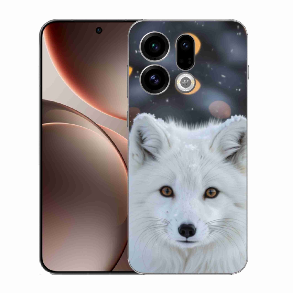 Gelový kryt mmCase na Oppo Find X9 - liška polární