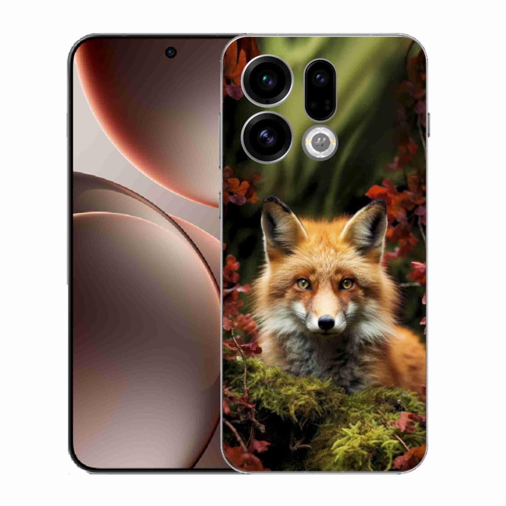 Gelový kryt mmCase na Oppo Find X9 - liška v lese