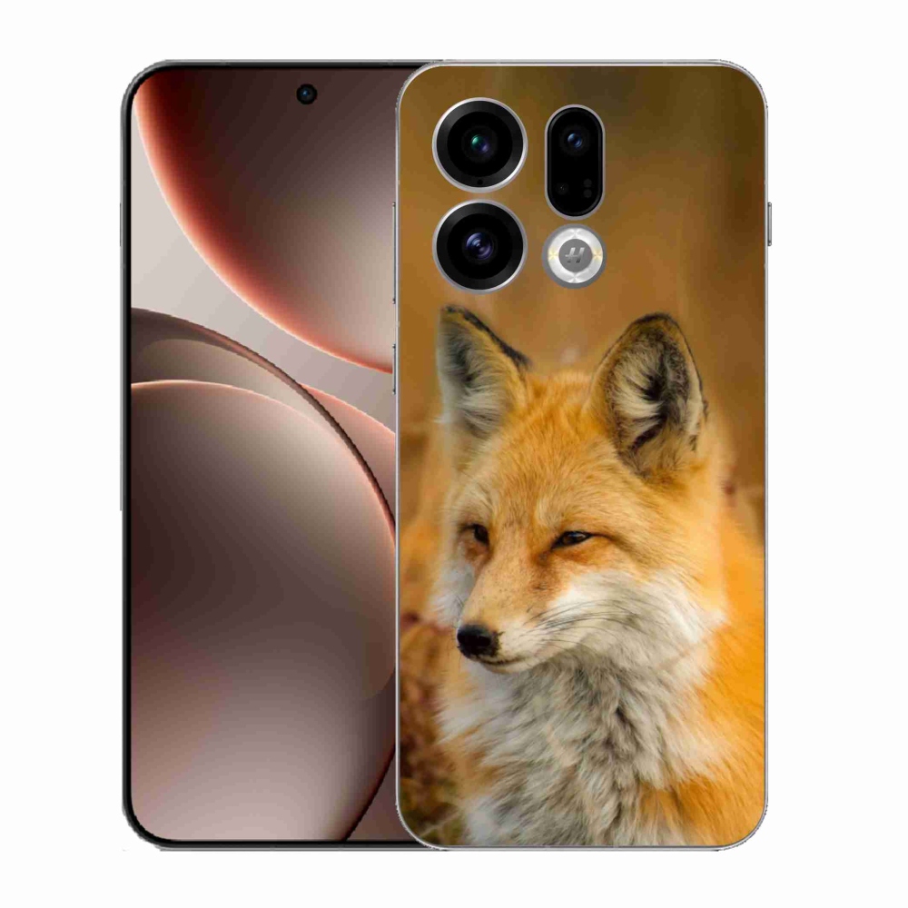 Gelový kryt mmCase na Oppo Find X9 - liška