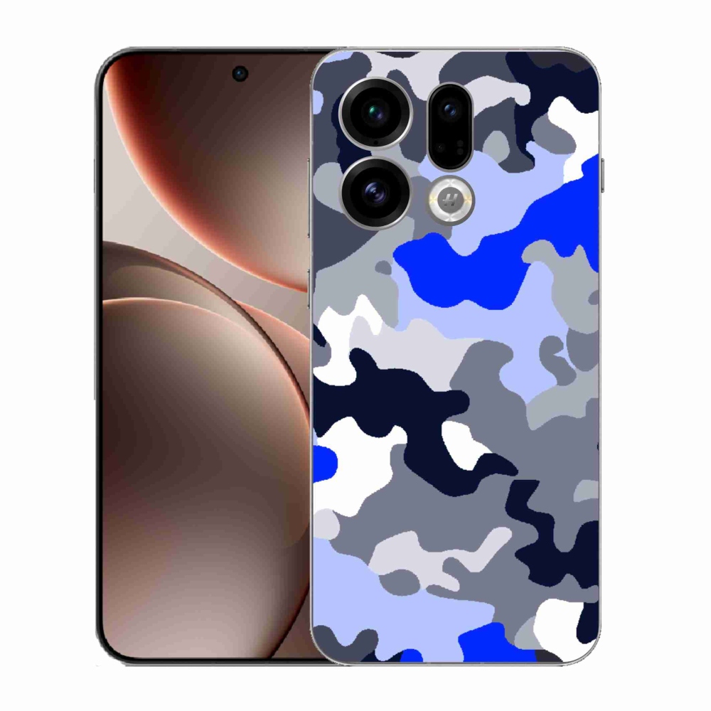 Gelový kryt mmCase na Oppo Find X9 - maskáčový vzor 8