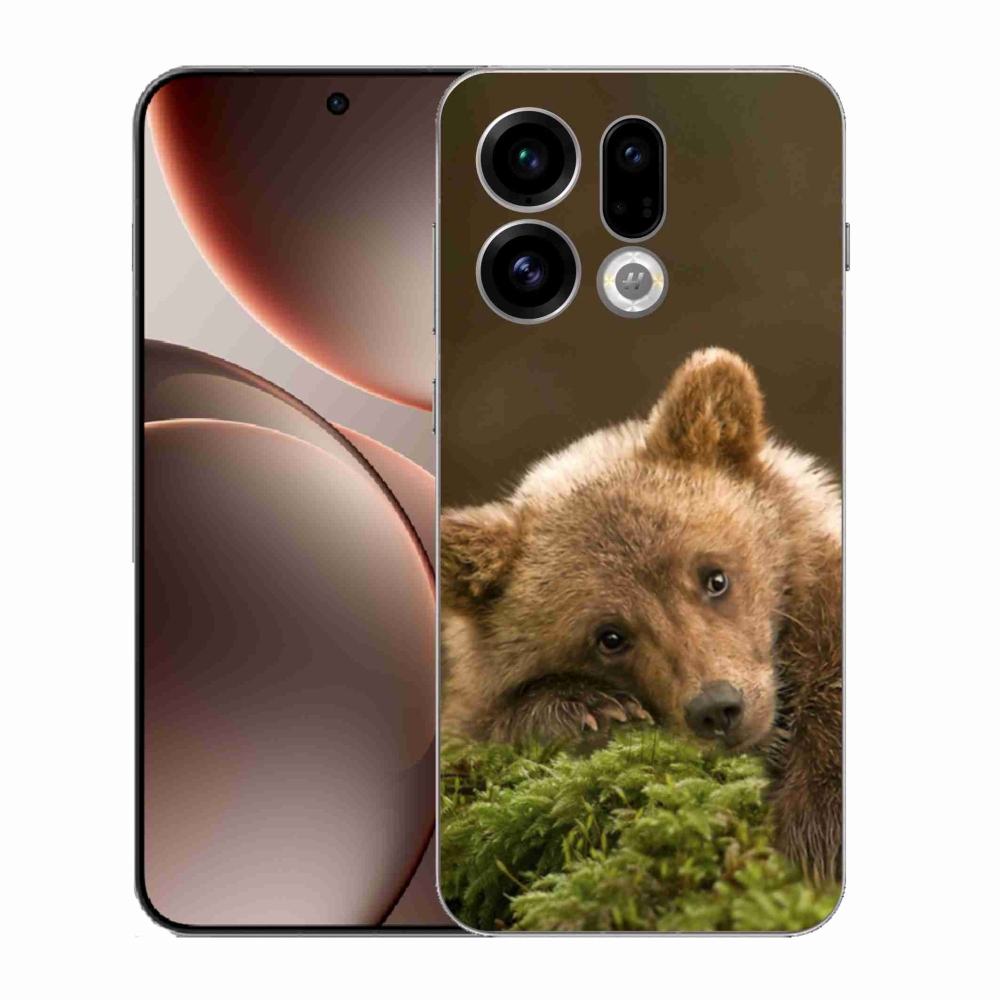 Gelový kryt mmCase na Oppo Find X9 - medvěd
