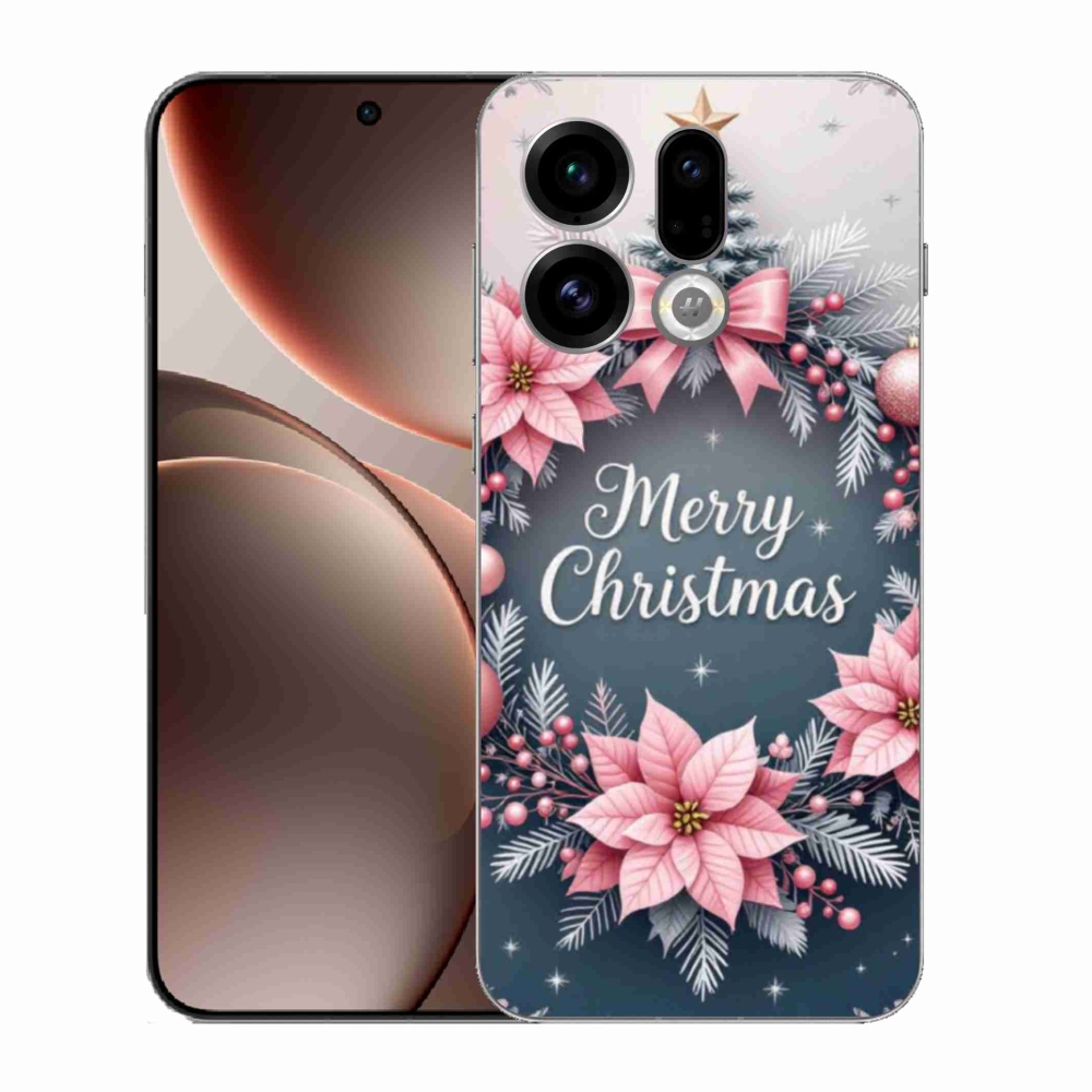Gelový kryt mmCase na Oppo Find X9 - merry christmas
