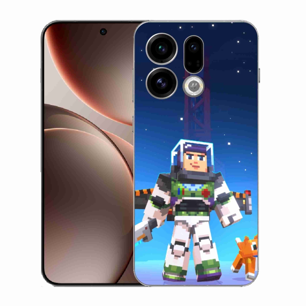 Gelový kryt mmCase na Oppo Find X9 - minecraft 2