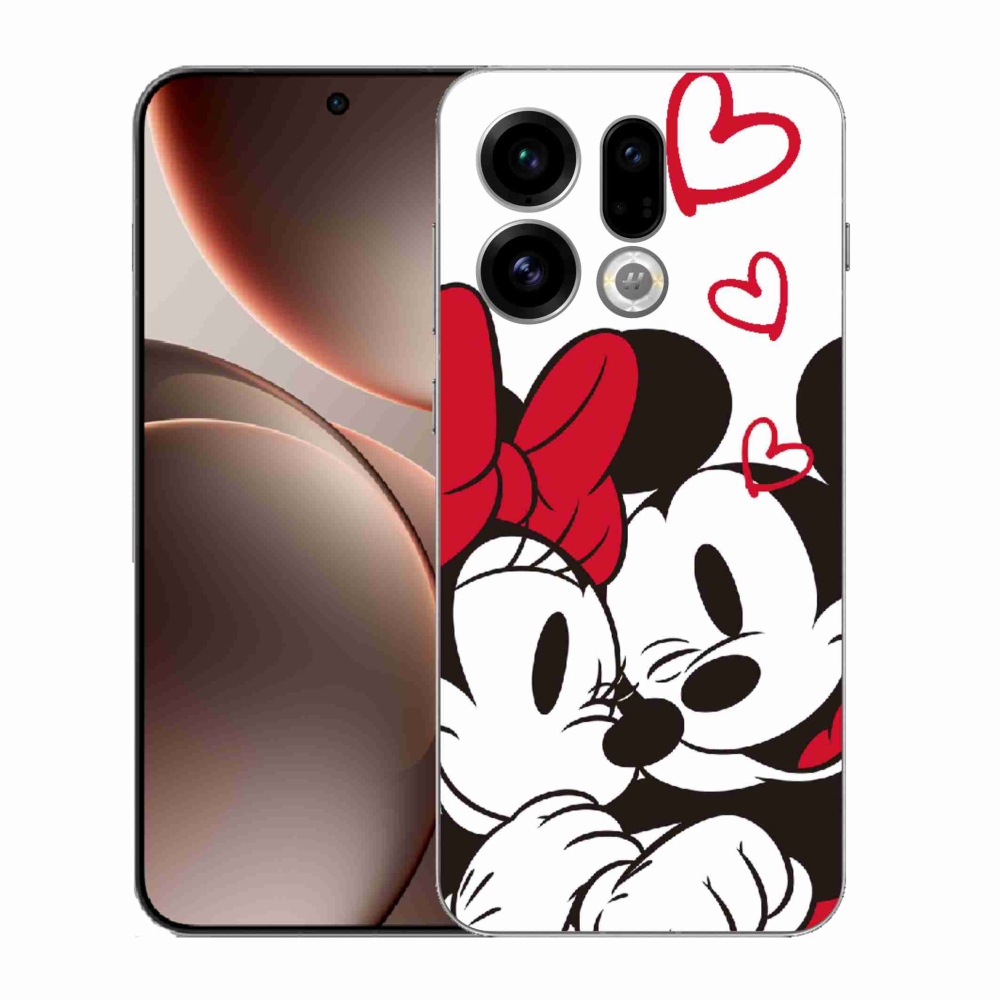 Gelový kryt mmCase na Oppo Find X9 - minnie a mickey