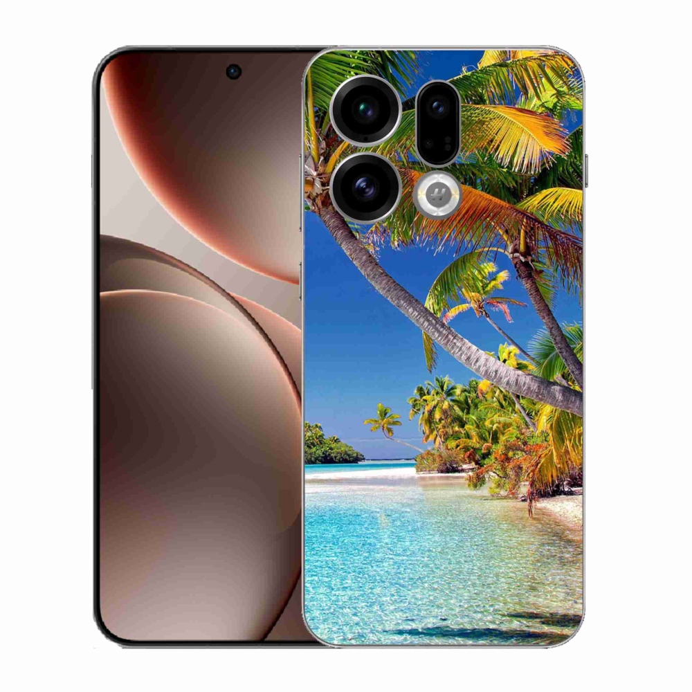 Gelový kryt mmCase na Oppo Find X9 - mořská pláž