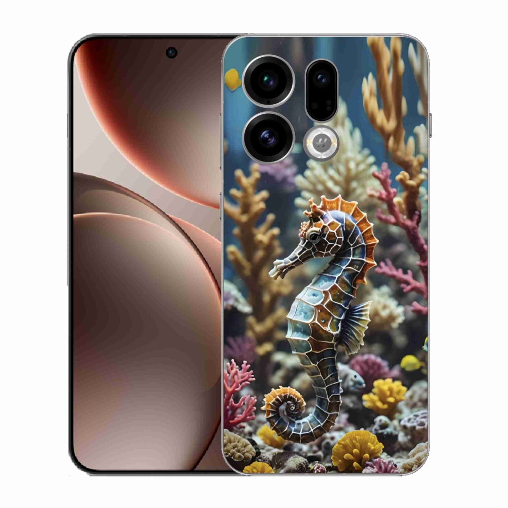 Gelový kryt mmCase na Oppo Find X9 - mořský koník 2