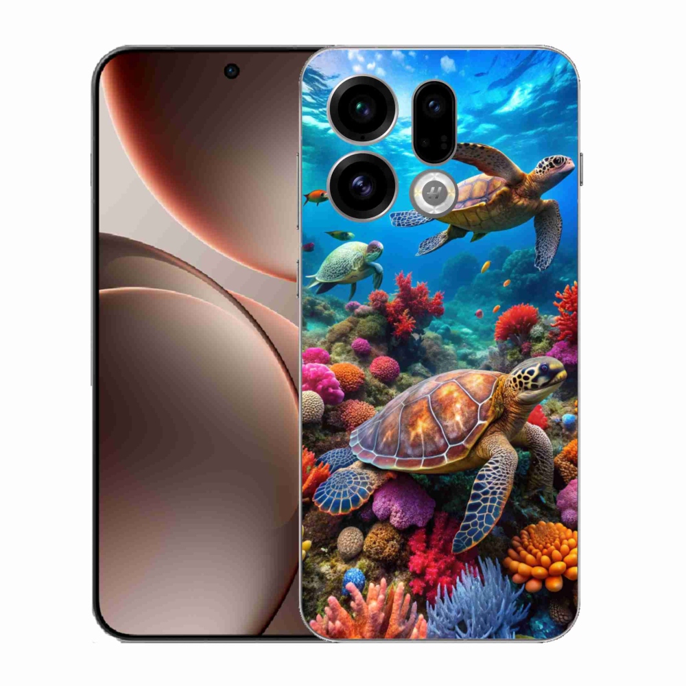 Gelový kryt mmCase na Oppo Find X9 - mořský svět 2