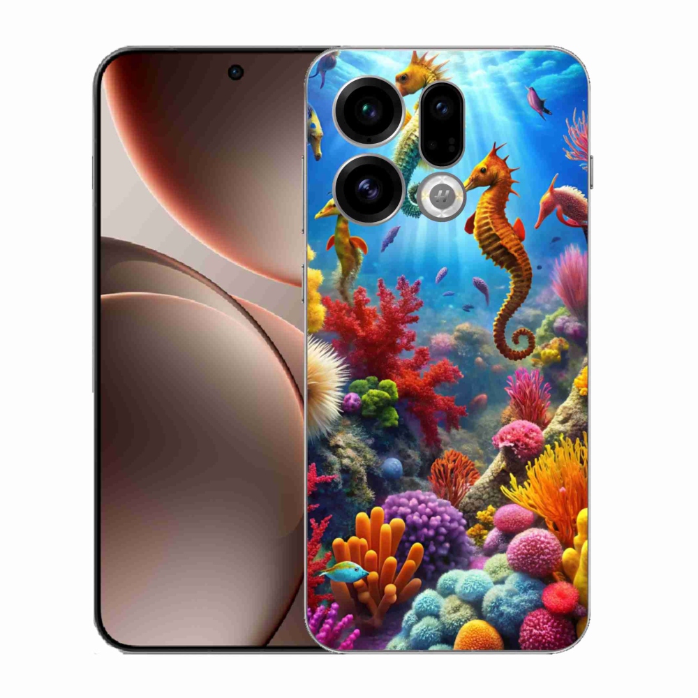 Gelový kryt mmCase na Oppo Find X9 - mořský svět 3