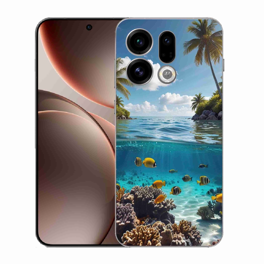 Gelový kryt mmCase na Oppo Find X9 - mořský svět 4