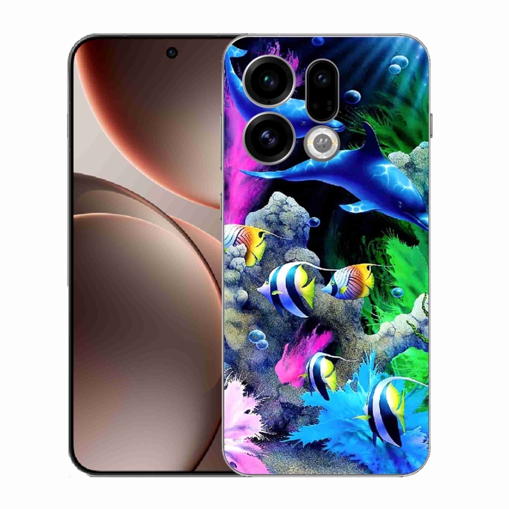 Gelový kryt mmCase na Oppo Find X9 - mořský svět