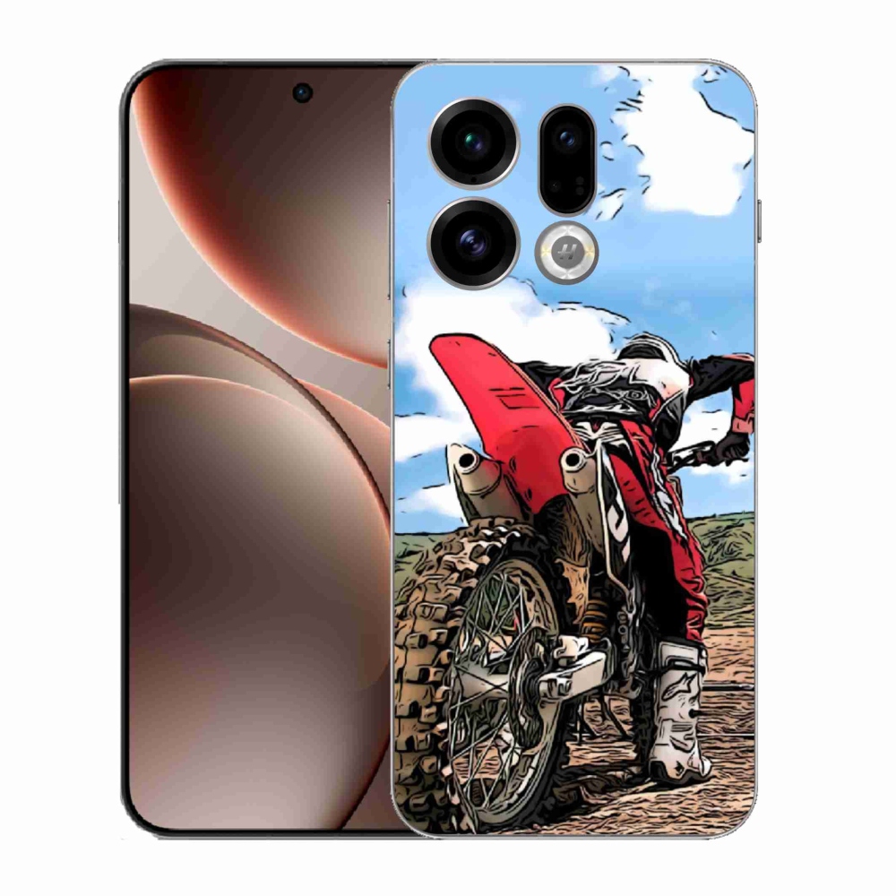 Gelový kryt mmCase na Oppo Find X9 - moto