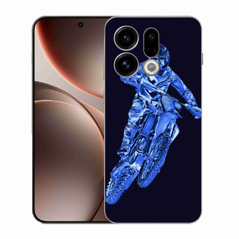 Gelový kryt mmCase na Oppo Find X9 - motocross 1