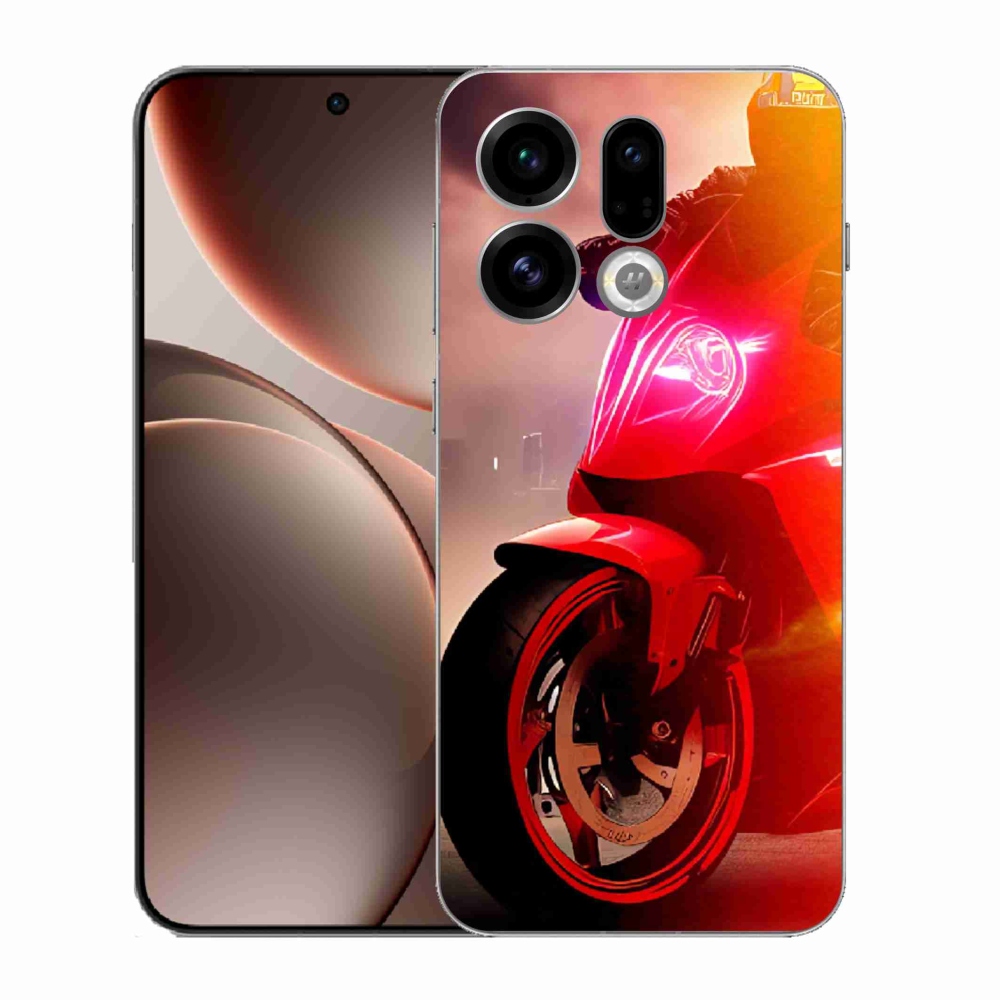 Gelový kryt mmCase na Oppo Find X9 - motorka