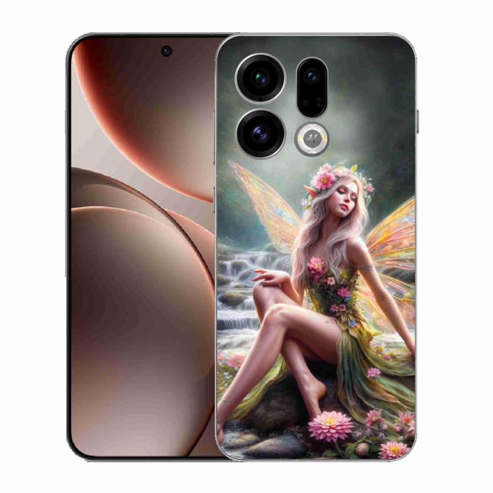 Gelový kryt mmCase na Oppo Find X9 - motýlí žena 1