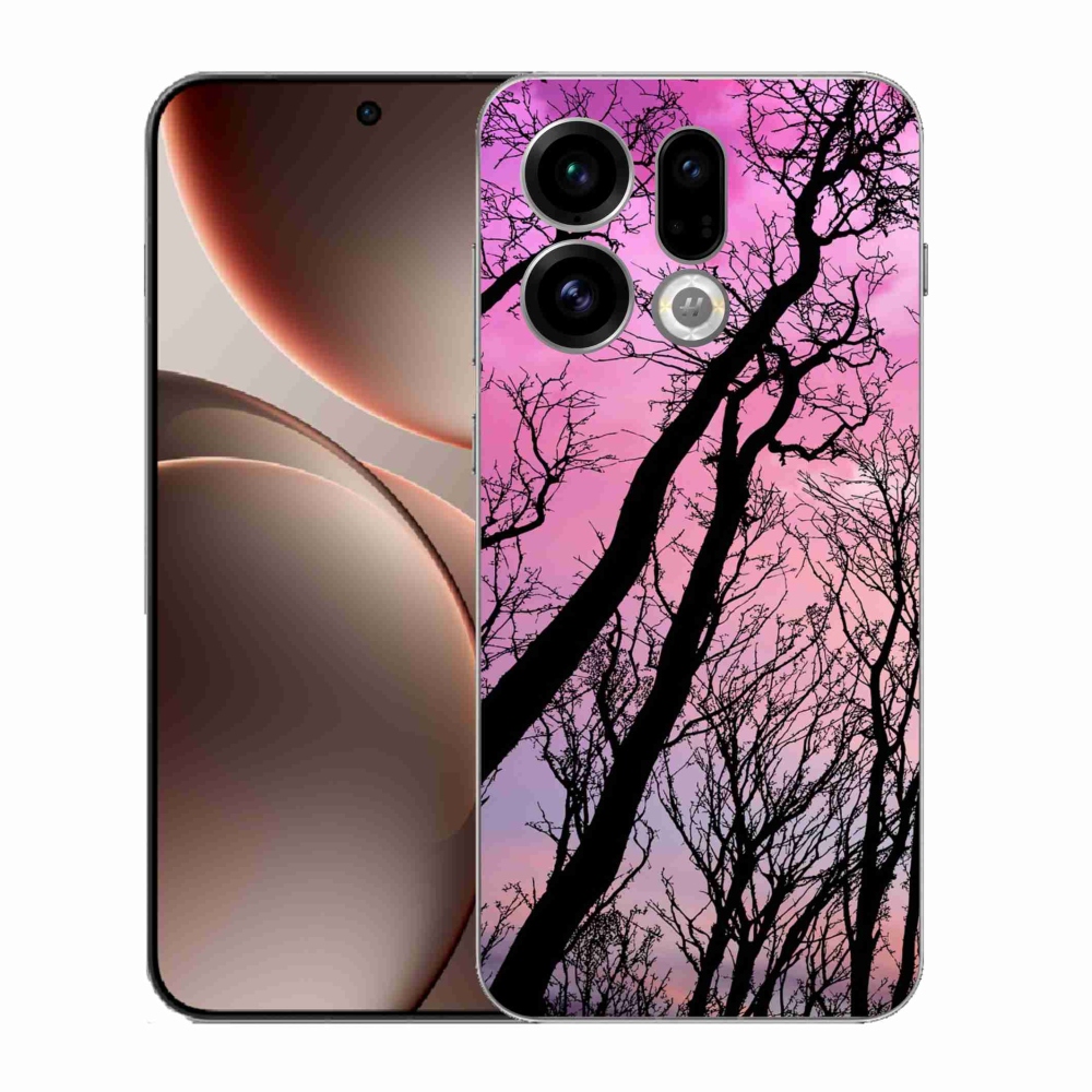 Gelový kryt mmCase na Oppo Find X9 - opadané stromy