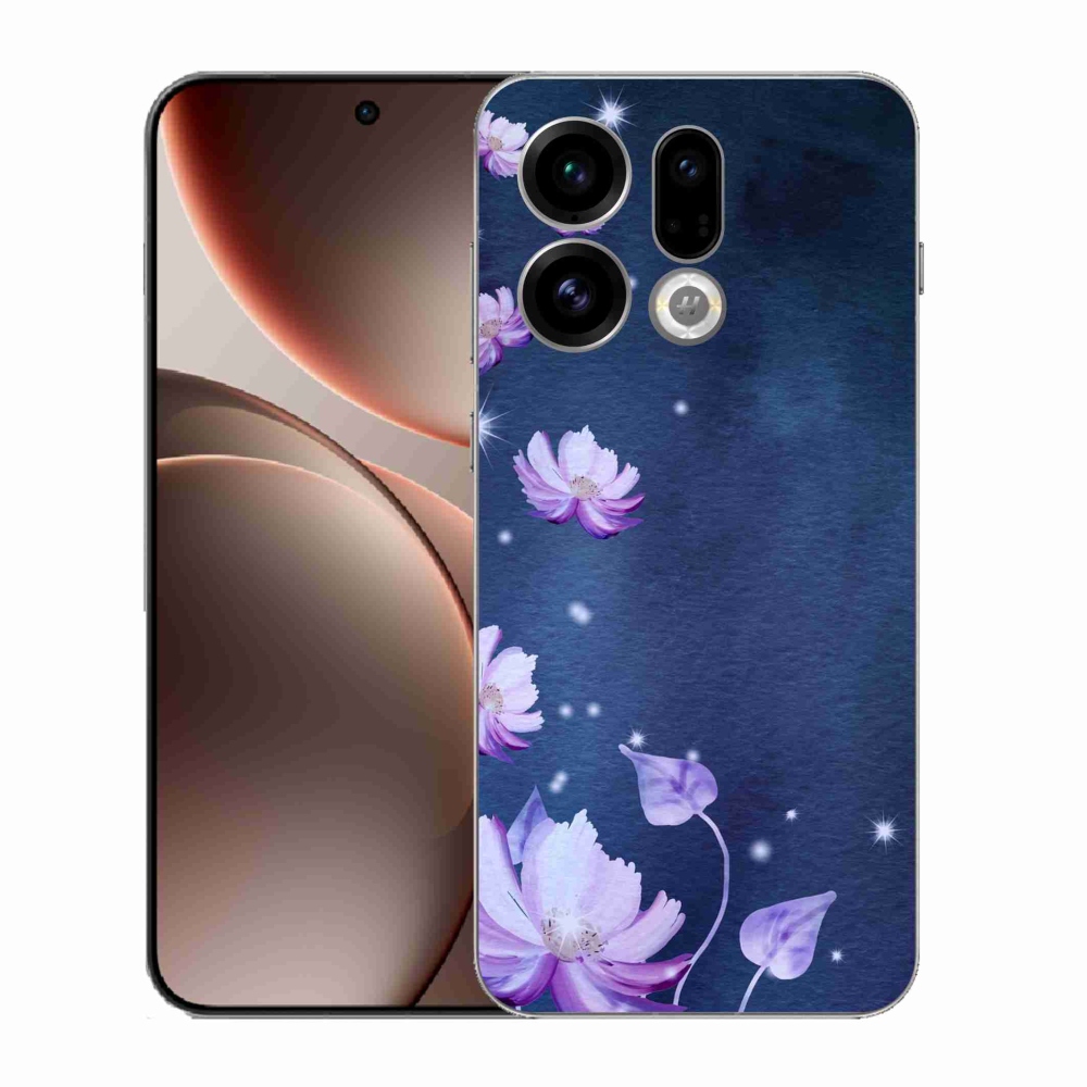 Gelový kryt mmCase na Oppo Find X9 - padající květy