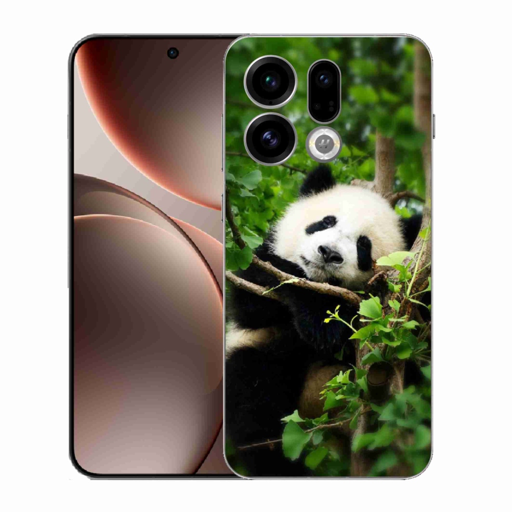 Gelový kryt mmCase na Oppo Find X9 - panda