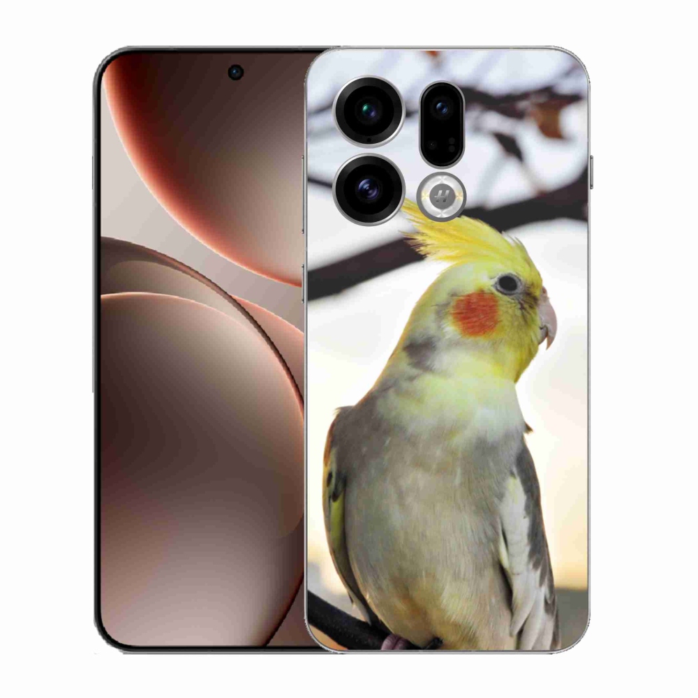Gelový kryt mmCase na Oppo Find X9 - papoušek korela