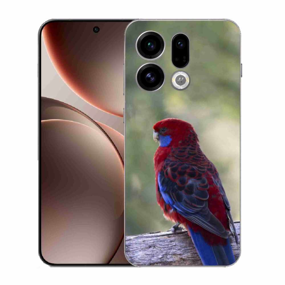 Gelový kryt mmCase na Oppo Find X9 - papoušek rosela