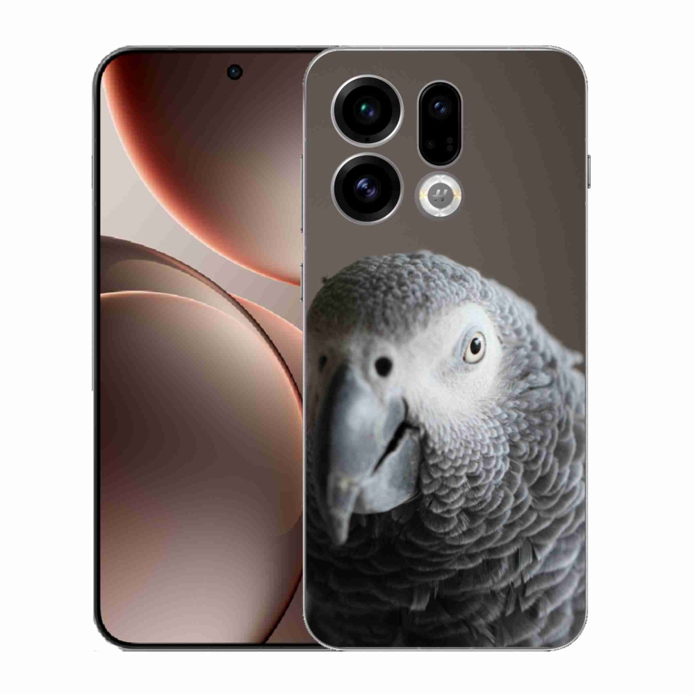 Gelový kryt mmCase na Oppo Find X9 - papoušek žako 2
