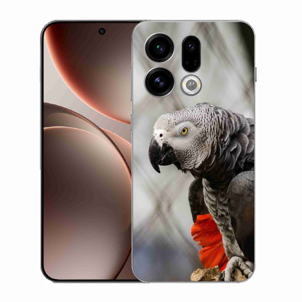 Gelový kryt mmCase na Oppo Find X9 - papoušek žako 3
