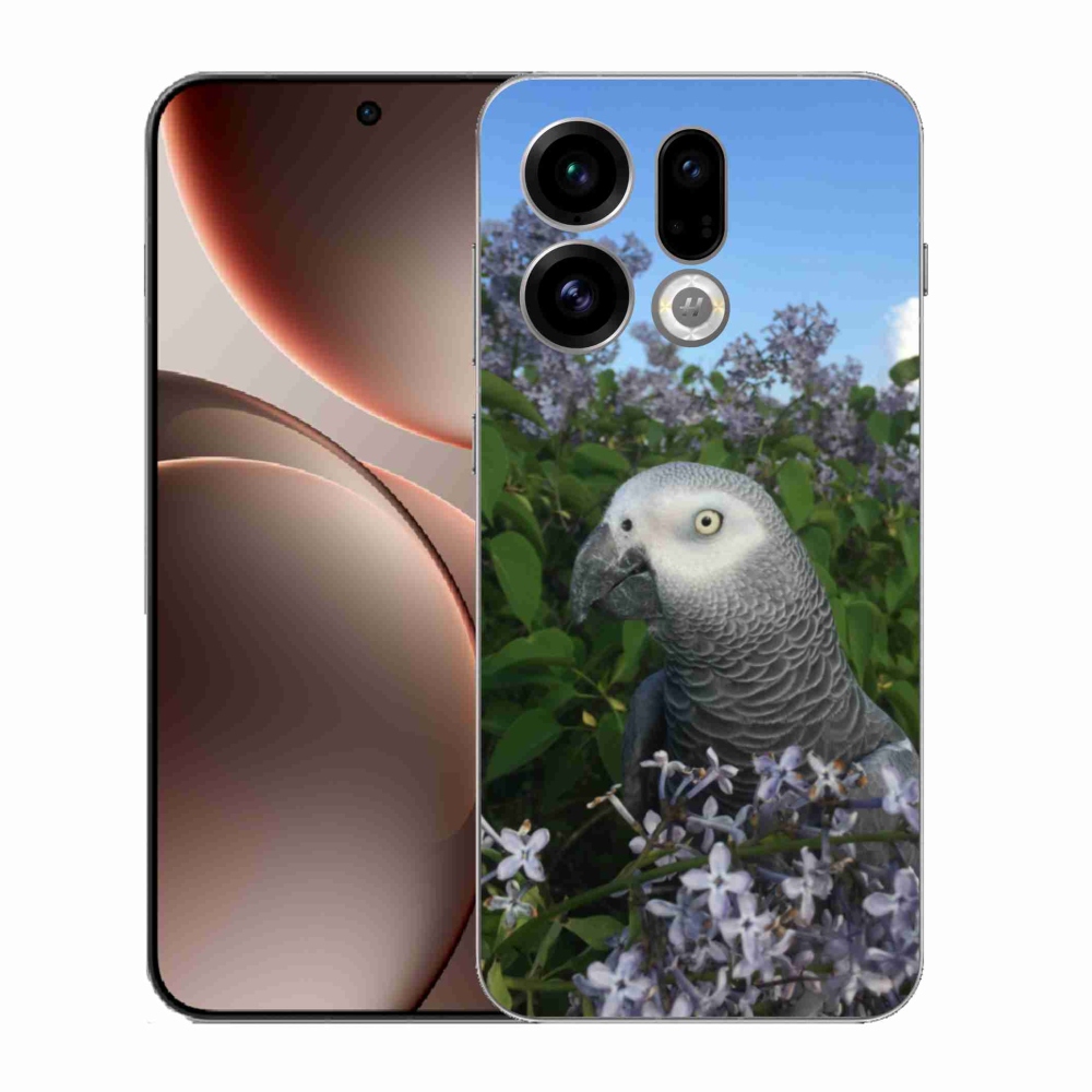 Gelový kryt mmCase na Oppo Find X9 - papoušek žako