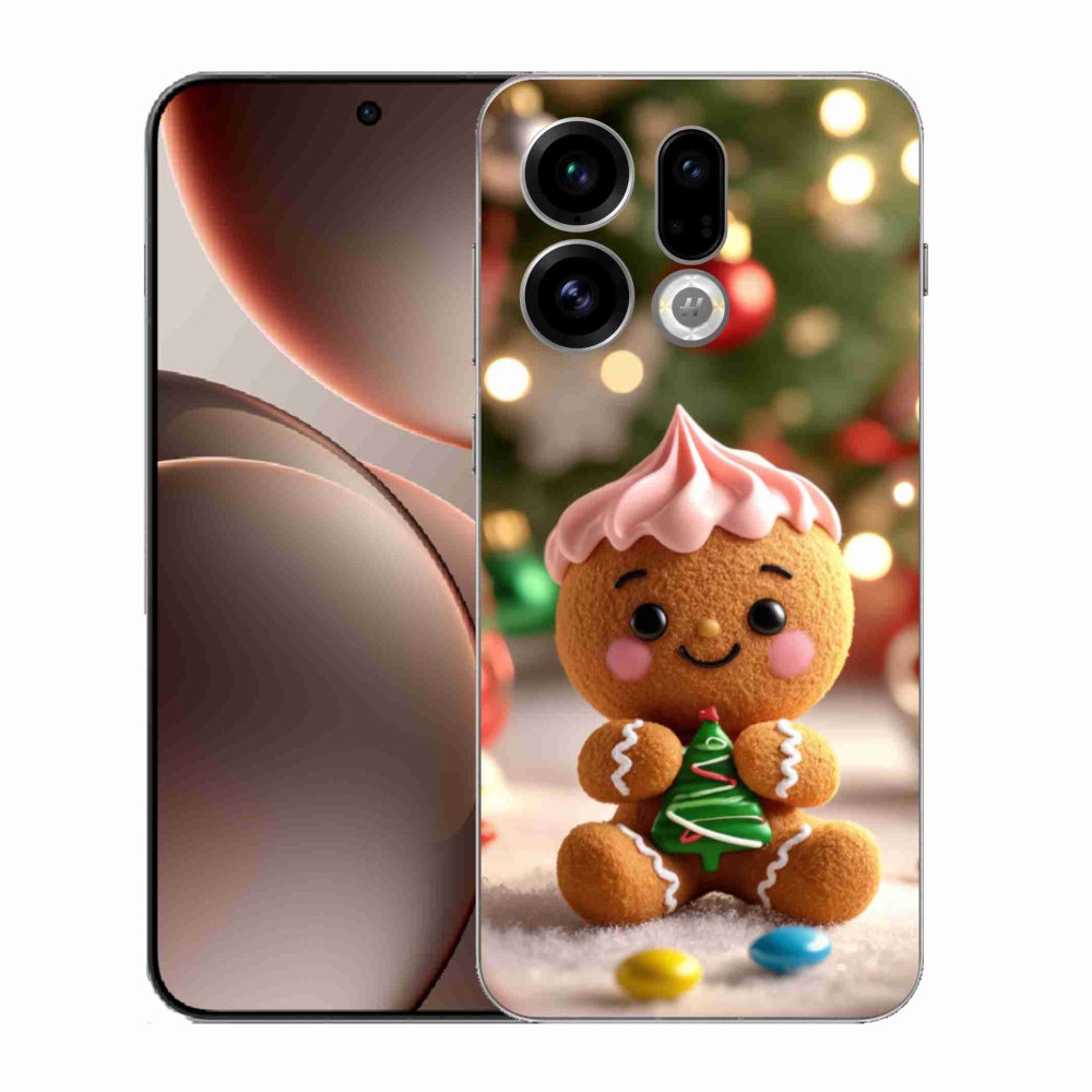 Gelový kryt mmCase na Oppo Find X9 - perníček