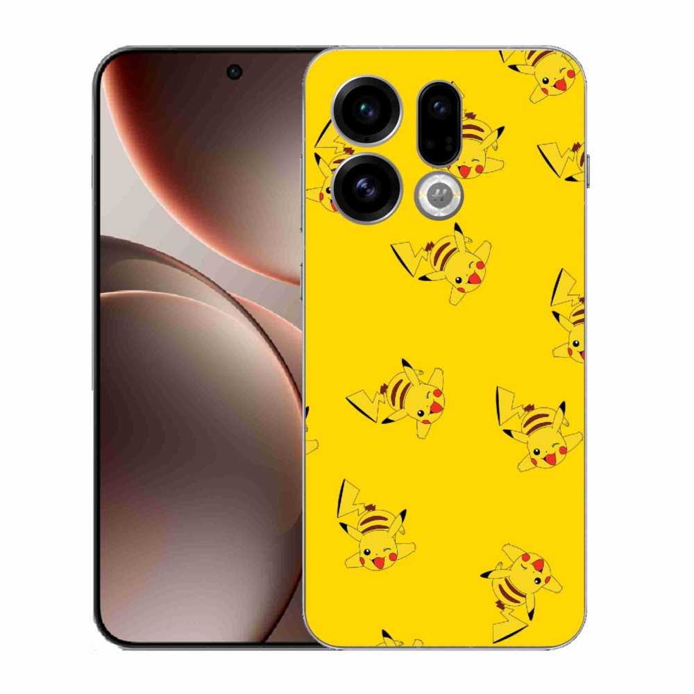 Gelový kryt mmCase na Oppo Find X9 - pikachu