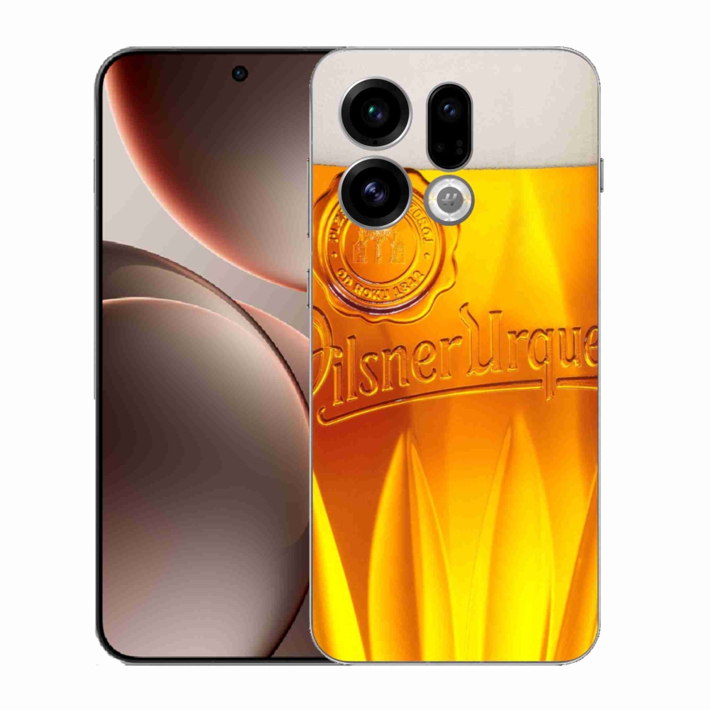 Gelový kryt mmCase na Oppo Find X9 - pivo