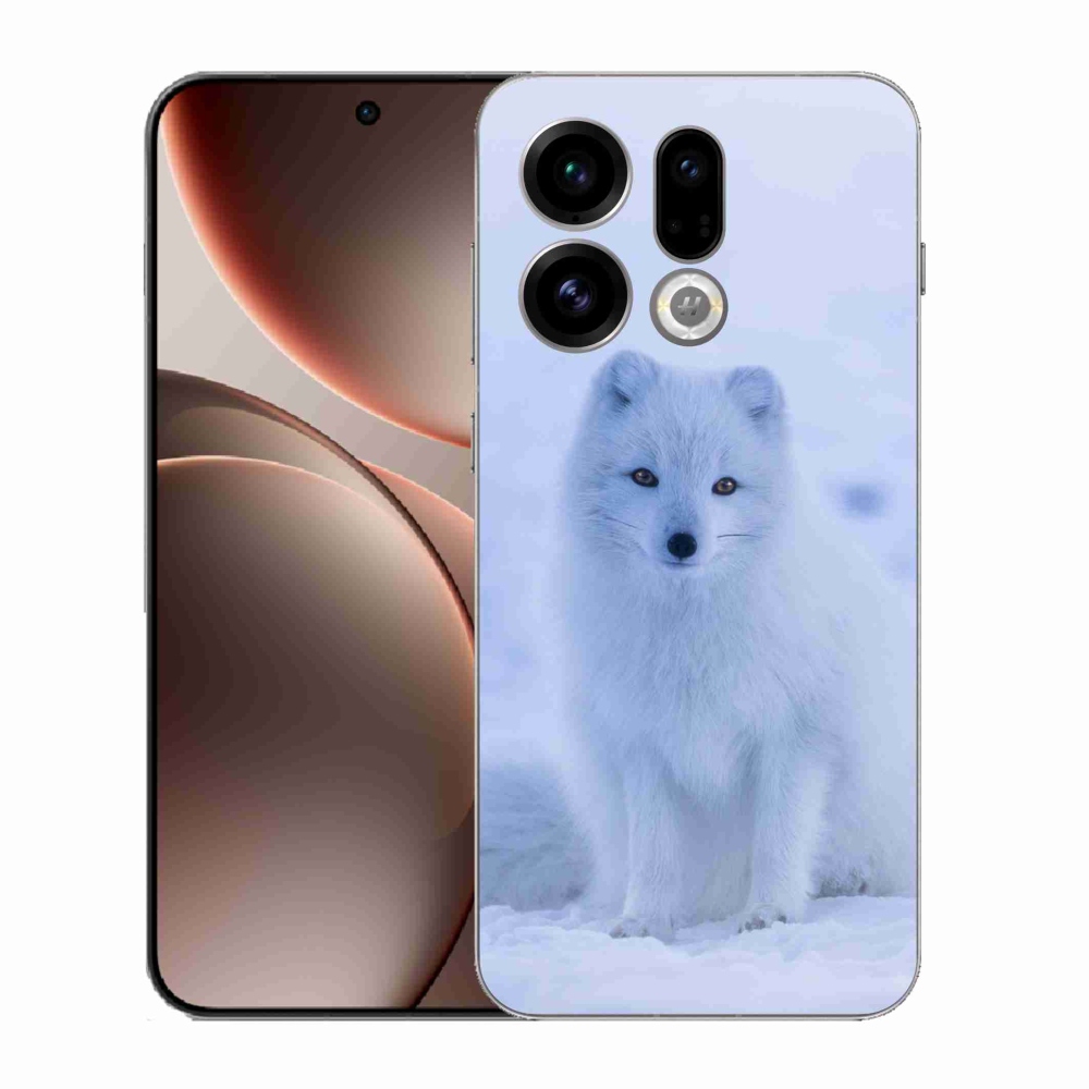 Gelový kryt mmCase na Oppo Find X9 - polární liška