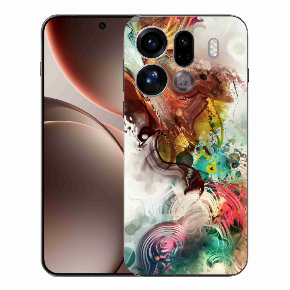 Gelový kryt mmCase na Oppo Find X9 Pro - abstrakt 1