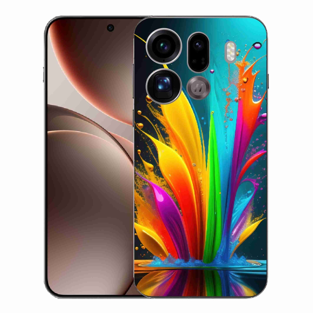 Gelový kryt mmCase na Oppo Find X9 Pro - abstraktní motiv 1