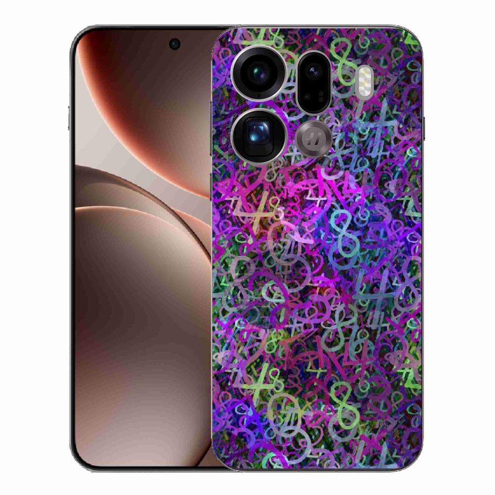 Gelový kryt mmCase na Oppo Find X9 Pro - abstraktní motiv 25