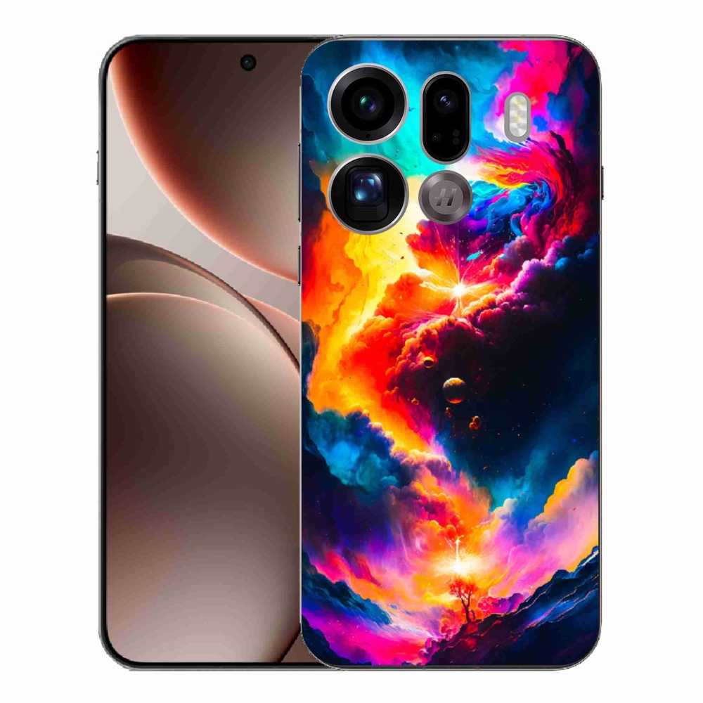 Gelový kryt mmCase na Oppo Find X9 Pro - abstraktní motiv