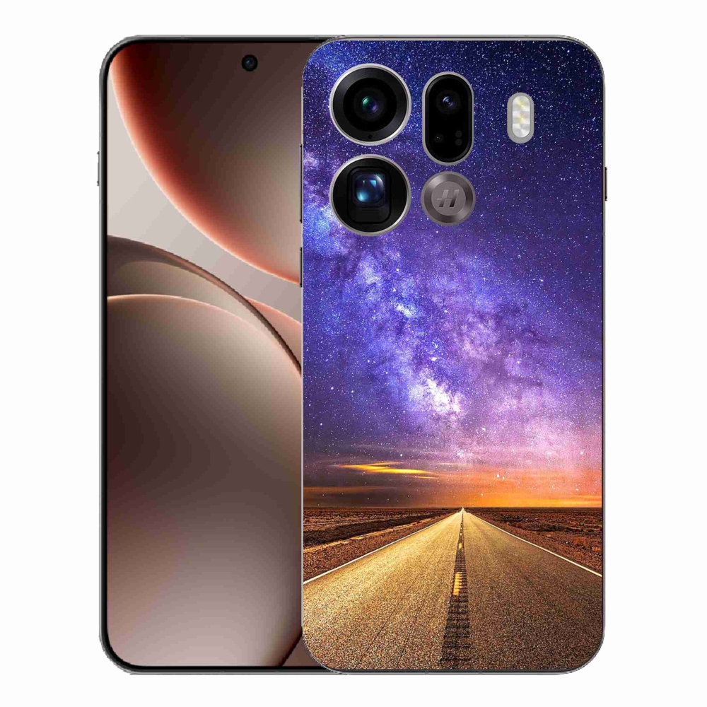 Gelový kryt mmCase na Oppo Find X9 Pro - americká silnice