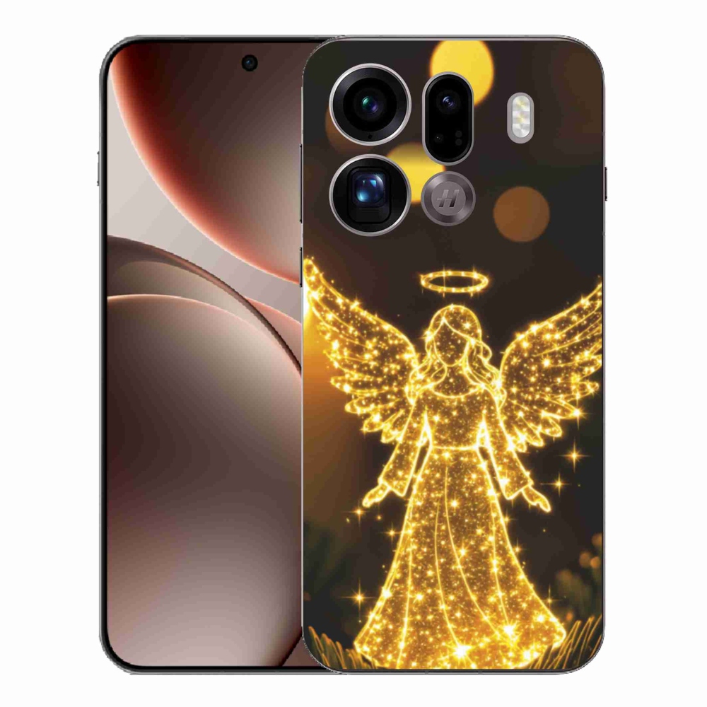 Gelový kryt mmCase na Oppo Find X9 Pro - anděl