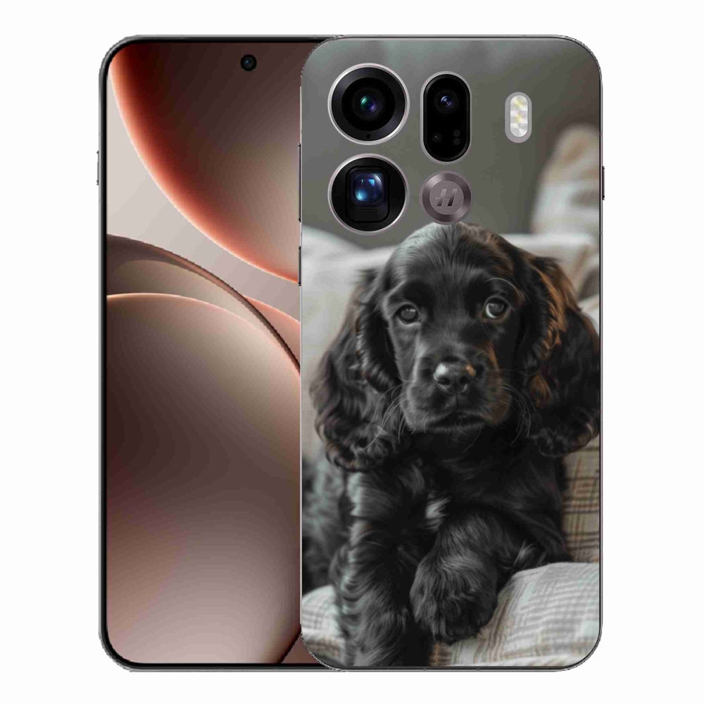 Gelový kryt mmCase na Oppo Find X9 Pro - anglický kokršpaněl