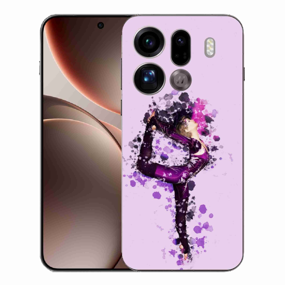 Gelový kryt mmCase na Oppo Find X9 Pro - baletka