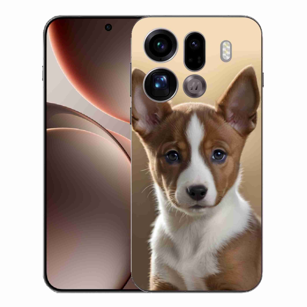 Gelový kryt mmCase na Oppo Find X9 Pro - basenji