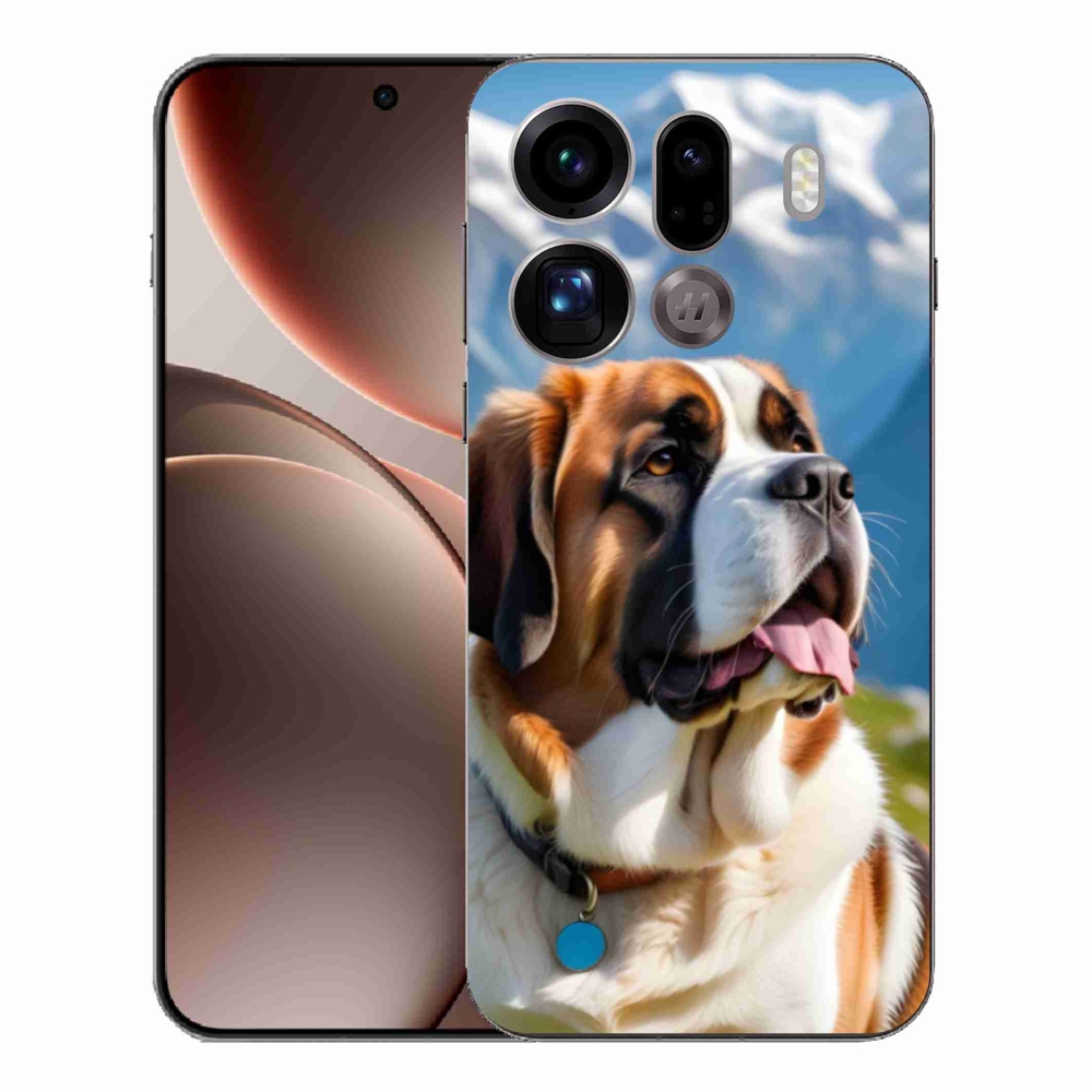 Gelový kryt mmCase na Oppo Find X9 Pro - bernardýn
