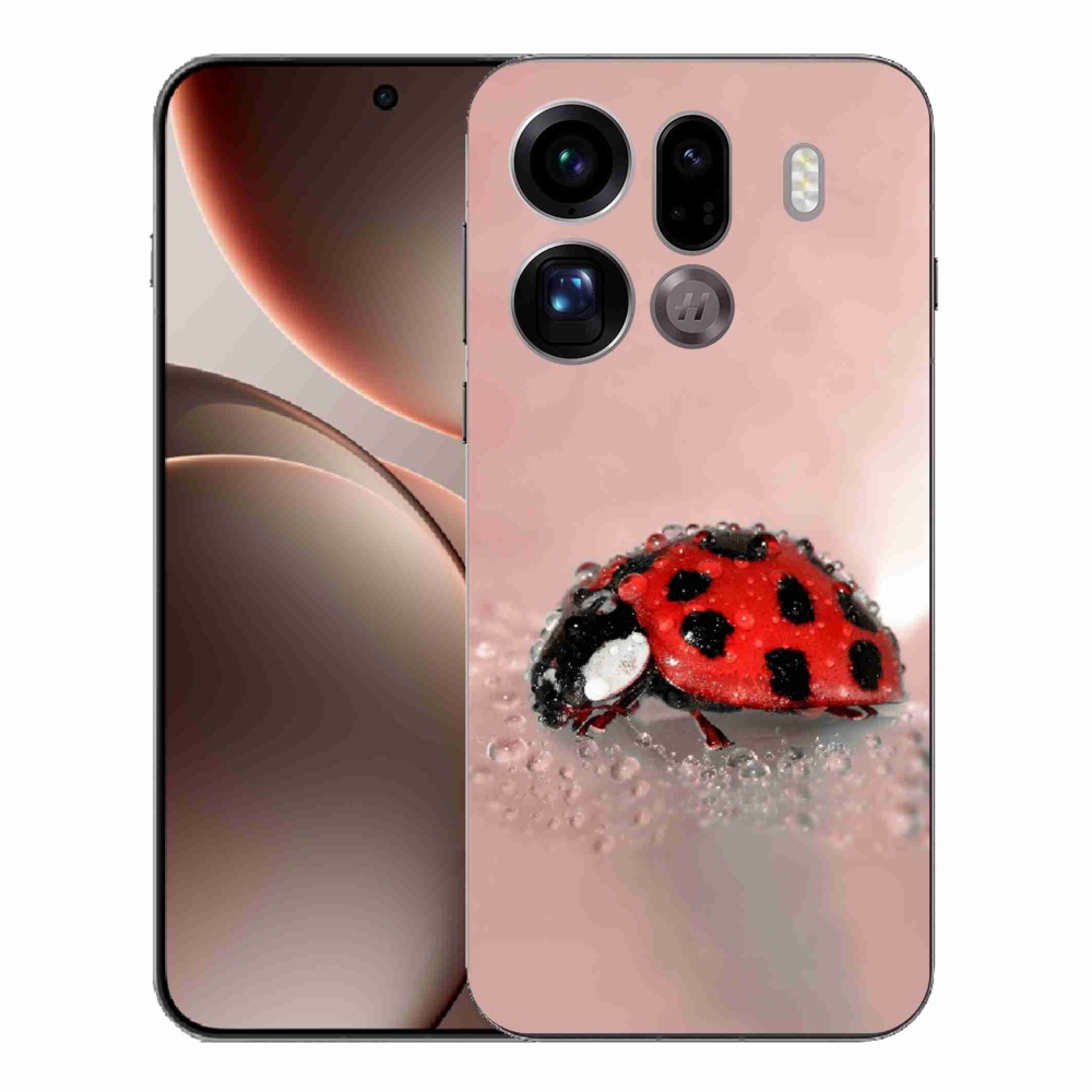 Gelový kryt mmCase na Oppo Find X9 Pro - beruška