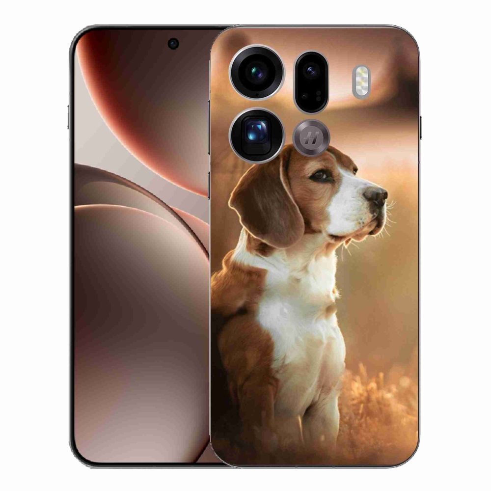 Gelový kryt mmCase na Oppo Find X9 Pro - bígl