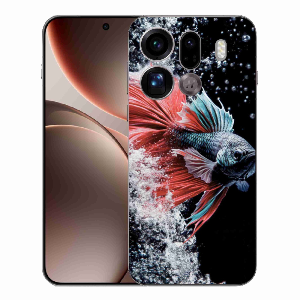 Gelový kryt mmCase na Oppo Find X9 Pro - bojovnice pestrá