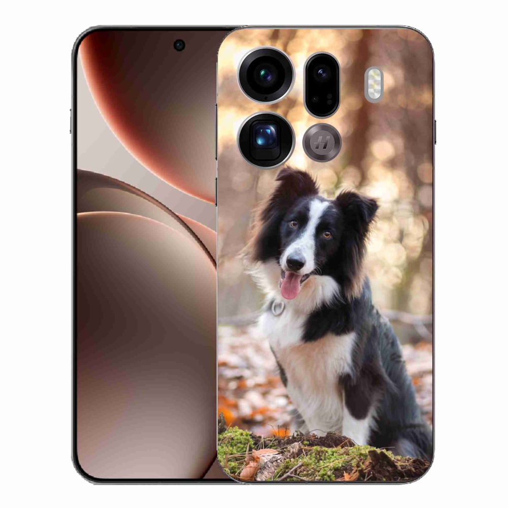 Gelový kryt mmCase na Oppo Find X9 Pro - border kolie 1
