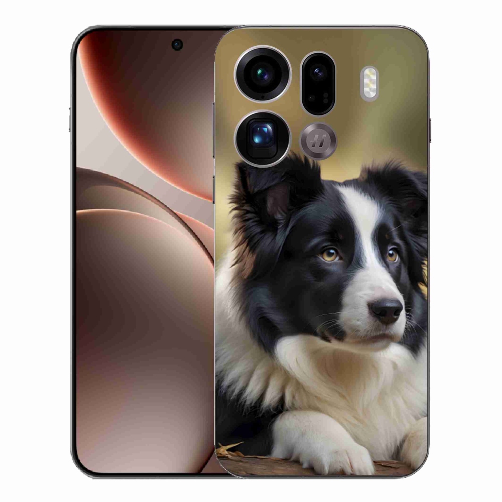 Gelový kryt mmCase na Oppo Find X9 Pro - border kolie 2