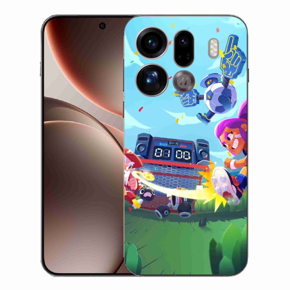 Gelový kryt mmCase na Oppo Find X9 Pro - brawl stars 1