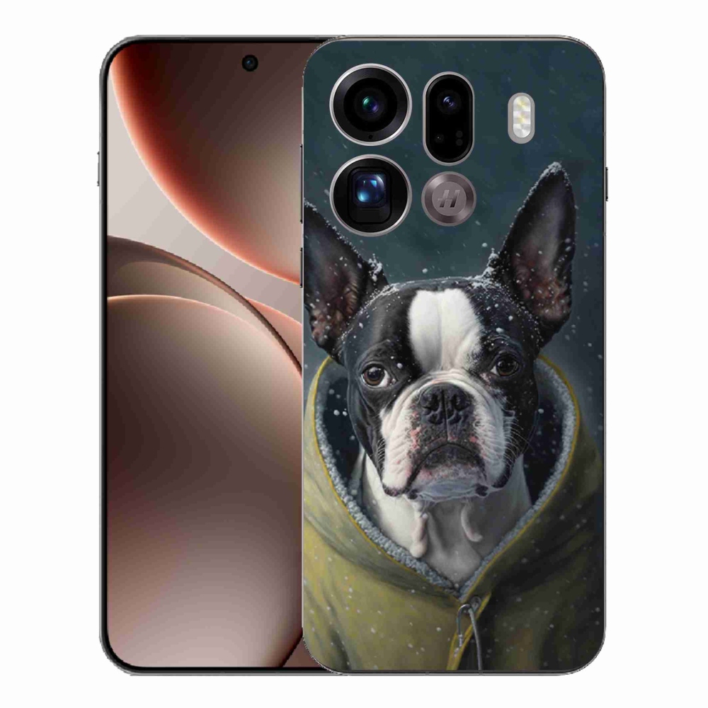 Gelový kryt mmCase na Oppo Find X9 Pro - buldoček