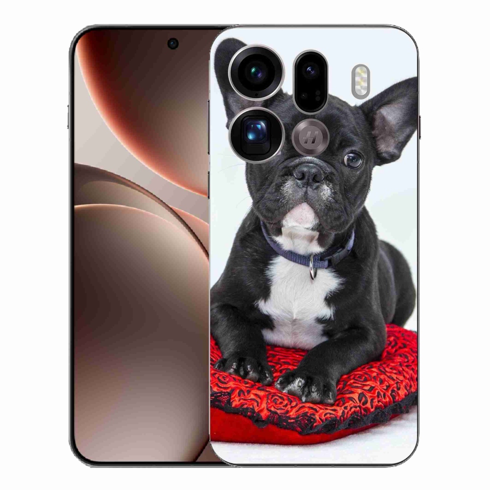 Gelový kryt mmCase na Oppo Find X9 Pro - buldok