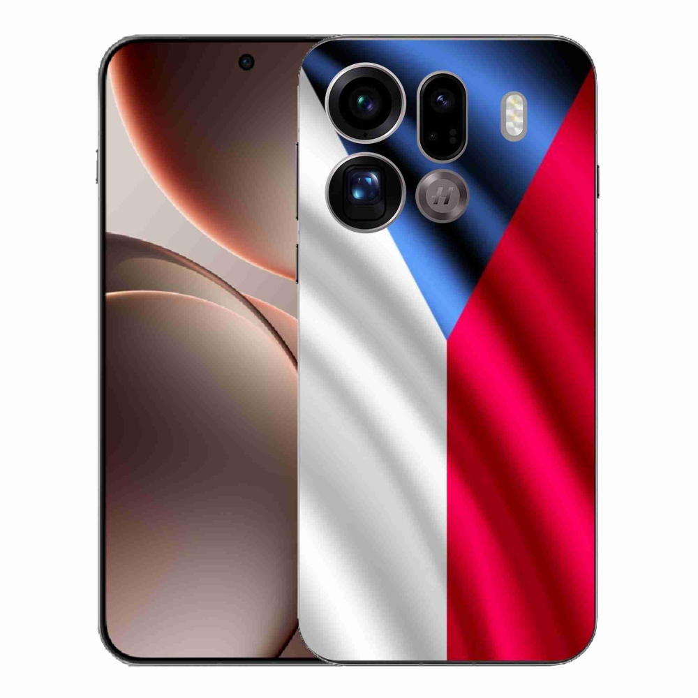 Gelový kryt mmCase na Oppo Find X9 Pro - česká vlajka
